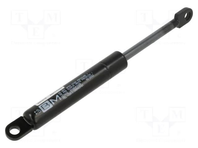Gas spring; mounting holes; L: 205mm; Øout: 18mm; Piston diam: 8mm PNEUMAT ST-060-700N-D8