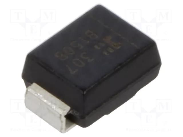 Diode: Schottky rectifying; SMB; SMD; 50V; 1A; reel,tape DIODES INCORPORATED B150B-13-F