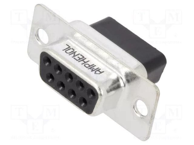 PIN: 9; female; for cable AMPHENOL COMMUNICATIONS SOLUTIONS L177RRE09S