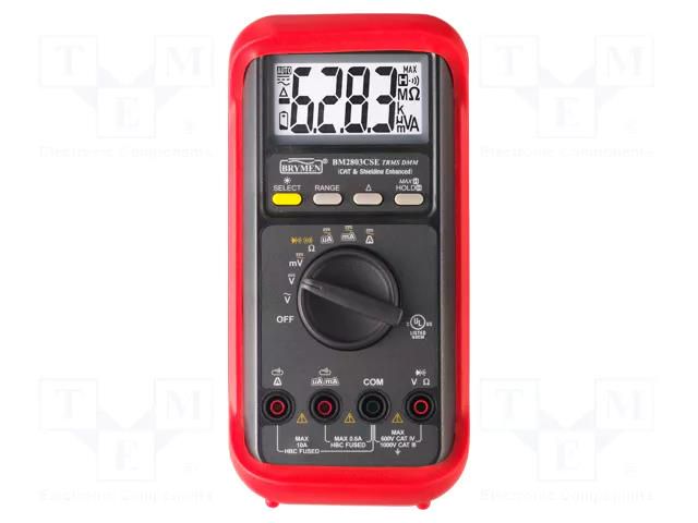Digital multimeter; LCD; (6000),3 5/6 digits; True RMS BRYMEN BM2803CSE