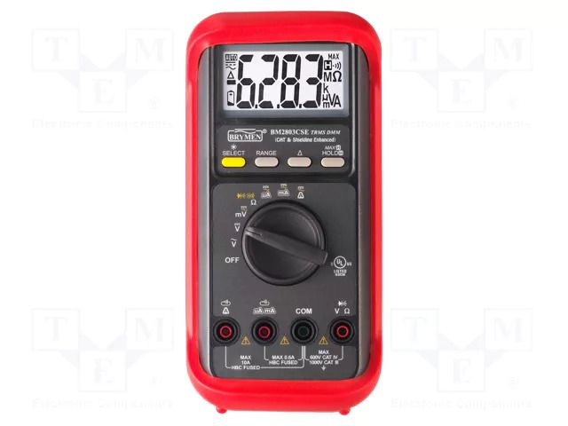 Digital multimeter; LCD; (6000),3 5/6 digits; True RMS BRYMEN BM2803CSE