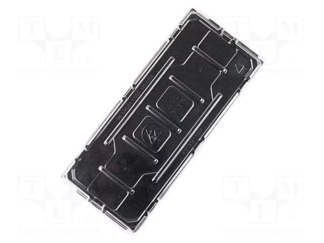 Bin; with foam lining; ESD; L: 322.6mm; W: 135.9mm ANTISTAT ATS-030-0355