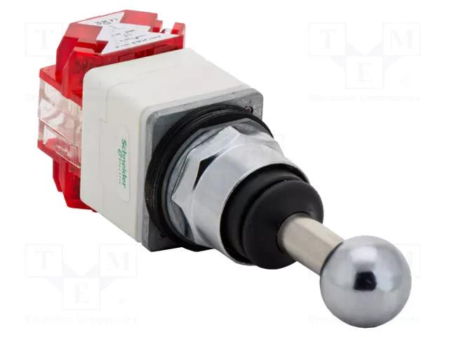 Switch: joystick; 30mm; Stabl.pos: 1; none; IP66; 9001K; Ø30.5mm SCHNEIDER ELECTRIC 9001K34