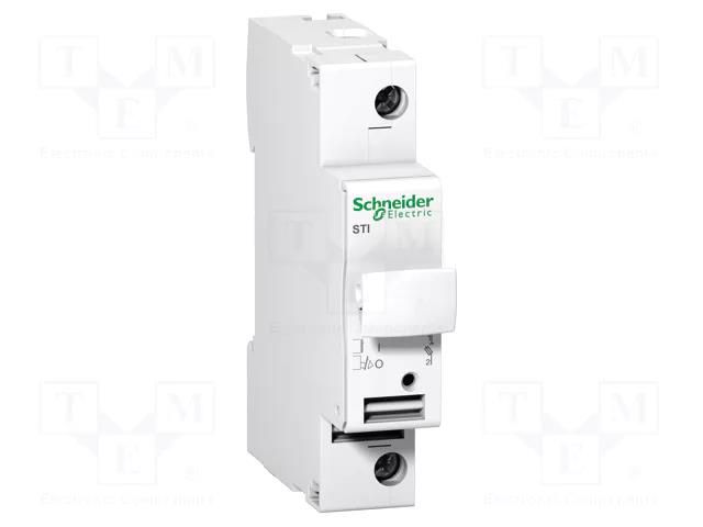 Fuse acces: fuse disconnector; Poles: 1; 400VAC; 10A; 8.5x31.5mm SCHNEIDER ELECTRIC A9N15635