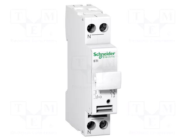 Fuse acces: fuse disconnector; Poles: 2; 500VAC; 25A; 10x38mm SCHNEIDER ELECTRIC A9N15646