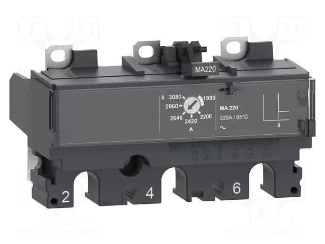 Magnetic trip unit; 25A; 690VAC; IP40; -25÷70°C SCHNEIDER ELECTRIC C103MA025