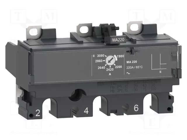 Magnetic trip unit; 100A; 690VAC; IP40; -25÷70°C SCHNEIDER ELECTRIC C103MA100