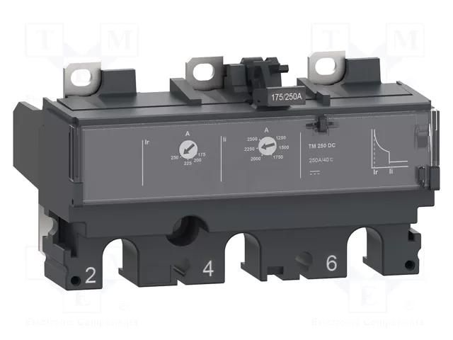 Thermal magnetic trip unit; Inom: 100A; 690VAC; IP40; -25÷70°C SCHNEIDER ELECTRIC C103TM100D