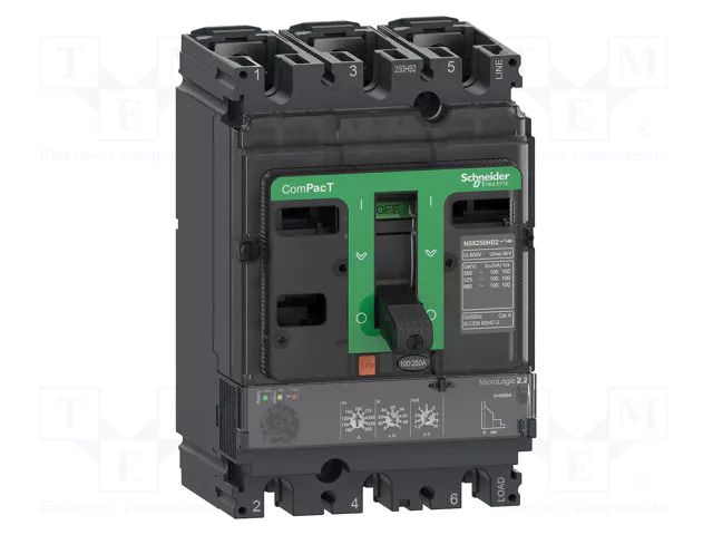 Power breaker; Inom: 40A; IP40; -25÷70°C; Short circuit cap: 50kA SCHNEIDER ELECTRIC C10N32D040