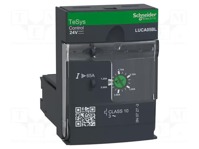Module: control unit; 1.25÷5A; TeSys Ultra; 24VDC SCHNEIDER ELECTRIC LUCA05BL