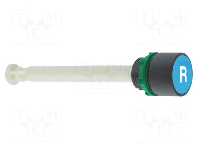 Switch: push-button; 22mm; Stabl.pos: 1; blue; none; IP66; flat SCHNEIDER ELECTRIC XB5AA86102