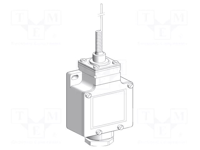 Limit switch; NO + NC; 10A; max.250VAC; max.250VDC; 1/2" NPT; IP66 TELEMECANIQUE SENSORS XCKL106H7