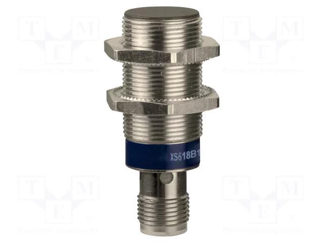 Sensor: inductive; OUT: NC; 0÷8mm; 20÷264VAC; 20÷264VDC; M18; 200mA TELEMECANIQUE SENSORS XS618B1MBU20