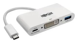 CONV, USB TYPE C PLUG TO DVI-I SOCKET U444-06N-DU-C