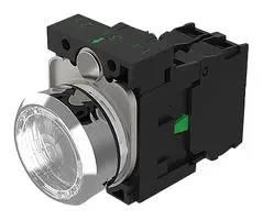 ILLUM INDUSTRIAL PB SW, SPST, 10A, WHITE 45-1231.31K6.000.101