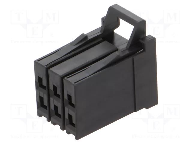 Connector: wire-board; socket,plug; female; PIN: 6; 600V; 5.08mm TE Connectivity 1318095-1