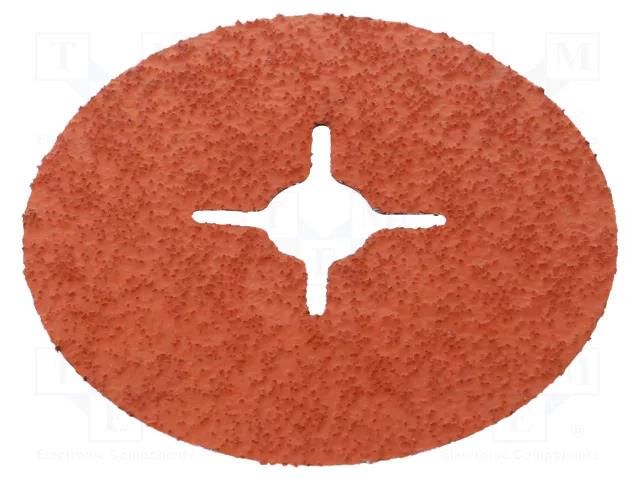 Sanding plate; 125mm; fiber; Granularity: 36 3M 3M-7100099788
