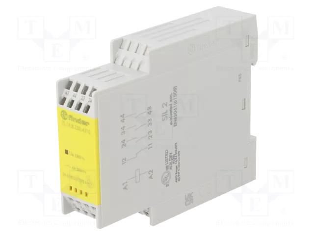 Module: safety relay; Usup: 230VAC; OUT: 4; for DIN rail mounting FINDER 7S.14.8.230.4310