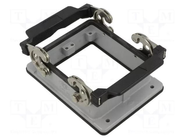 Enclosure for connectors: HDC; size 77.62; for panel mounting ILME CHI32