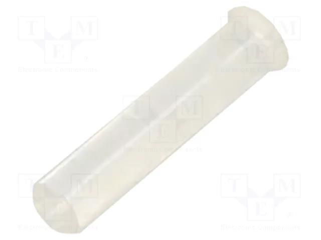 Fiber for LED; Ø2.3mm; L: 9mm; round; Front: flat; straight; PLPC2 BIVAR PLPC2-9MM