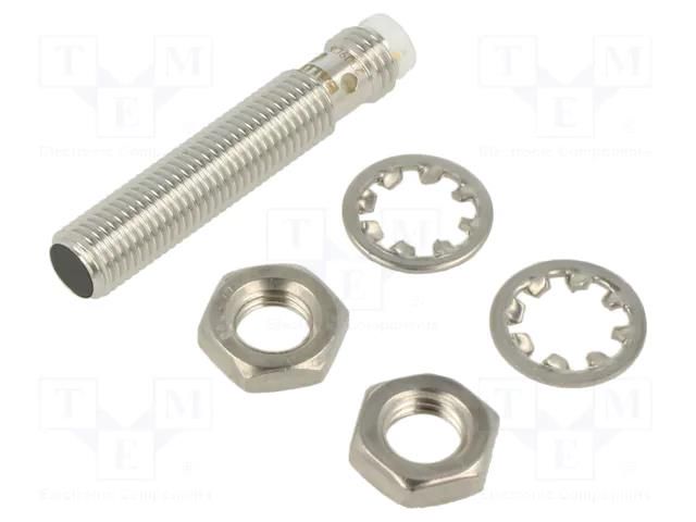 Sensor: inductive; OUT: PNP / NC; 0÷2mm; 10÷30VDC; M8; IP68; 5kHz BALLUFF BES0113