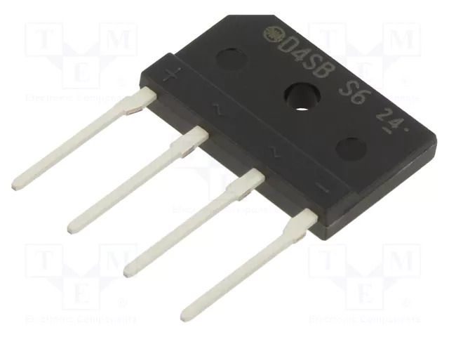 Bridge rectifier: single-phase; Urmax: 60V; If: 4A; Ifsm: 60A; flat SHINDENGEN D4SBS6-7000