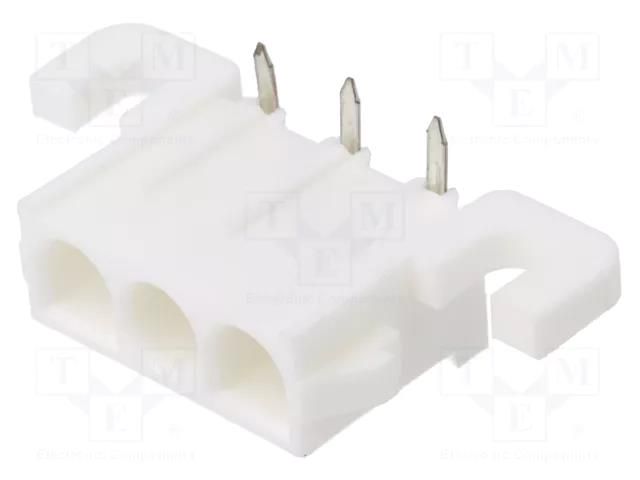 Connector: wire-board; socket; female; PIN: 3; angled 90°; 600V; 12A TE Connectivity 643228-1