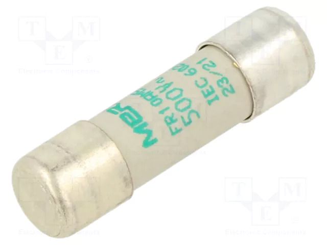 Fuse: fuse; 16A; 500VAC; aM; ceramic,cylindrical,industrial MERSEN F214618