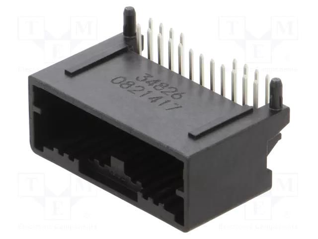 Connector: automotive; socket; male; Mini50; PIN: 20; angled 90° MOLEX MX-34826-0200
