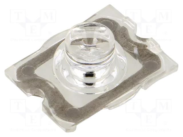 LED lens; rectangular; plexiglass PMMA; H: 6.9mm LEDIL CA11248