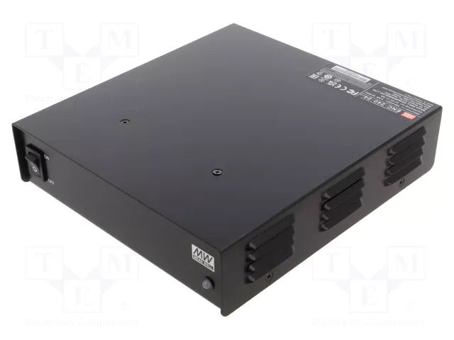 Charger: for rechargeable batteries; 8A; 30÷85Ah; 27.6VDC; 92% MEAN WELL ENC-240-24