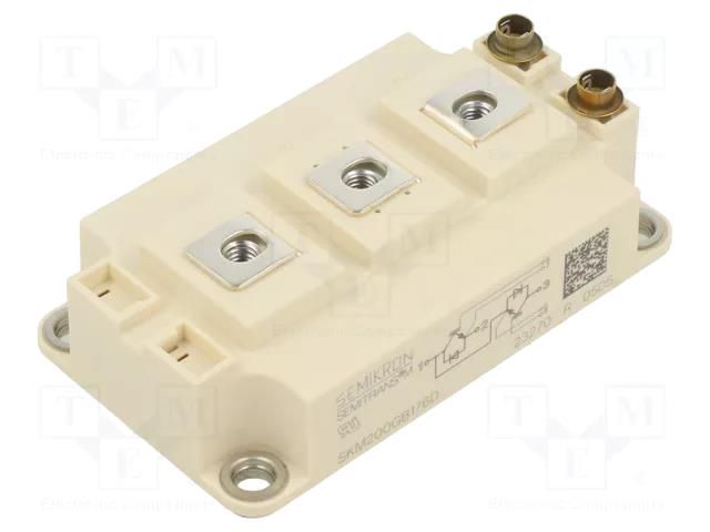 Module: IGBT; transistor/transistor; IGBT half-bridge; Ic: 180A SEMIKRON DANFOSS SKM200GB176D