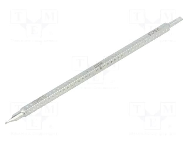 Interchangeable blade; slot; 3.5x0.6mm,4.5x0.8mm; SYSTEM 6 WIHA WIHA.27627
