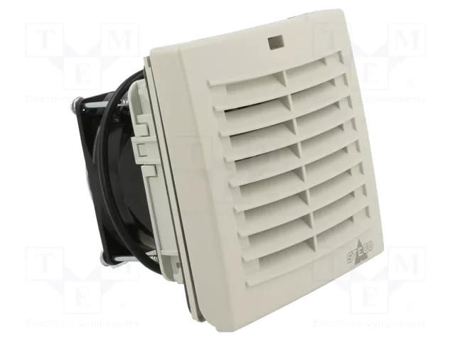 Fan: AC; axial; 115VAC; 120x94x92mm; 32m3/h; 41dBA; ball; IP54 STEGO 01880.9-00