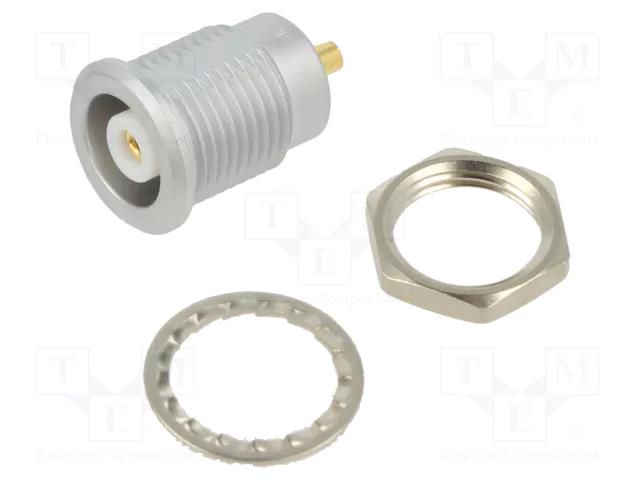 Connector: circular; 1S; socket; female; PIN: 1; soldering; 18A; IP50 LEMO ERA.1S.120.CTL