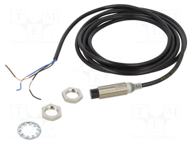 Sensor: inductive; OUT: PNP / NO; 0÷16mm; 10÷30VDC; M12; 2m; IP67 OMRON E2E-X16MB1T12-2M