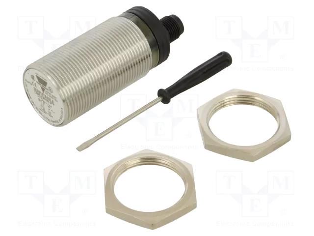 Sensor: capacitive; Range: 2÷16mm; 20÷250VAC; OUT: SCR; Housing: M30 CARLO GAVAZZI EC3016TBASL-6