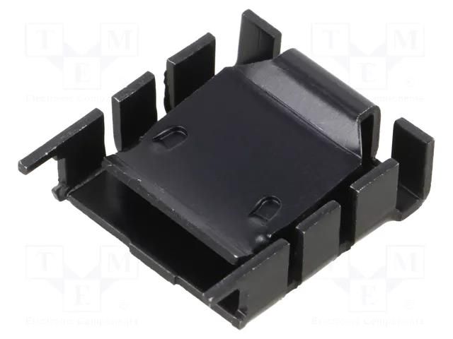 Heatsink: extruded; black; L: 29.4mm; W: 25mm; H: 8.3mm; 18K/W FISCHER ELEKTRONIK FK224SA-220-1
