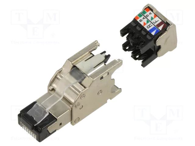 Connector: RJ45; plug; PIN: 8; Cat: 6a; shielded; 8p8c; 26AWG÷22AWG PANDUIT FPS6X88MTG
