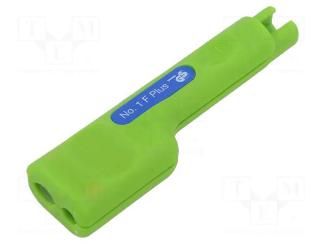 Stripping tool; Wire: coaxial; GREEN LINE WEICON WEICON-55000001