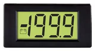 VOLTMETER, LCD, 3.5DIGIT, 40MM DPM 3AS-BL