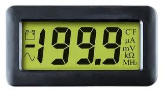 VOLTMETER, LCD, 3.5DIGIT, 200MV FSD DPM 750S-BL