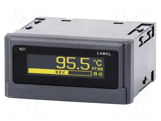 Meter: programmable; digital,mounting; LED; Output: 24VDC/ 30mA LUMEL N21-00M0