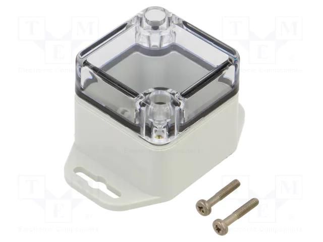 Enclosure: multipurpose; X: 45mm; Y: 45mm; Z: 40mm; ZP; polycarbonate KRADEX ZP454540SUJP-PC