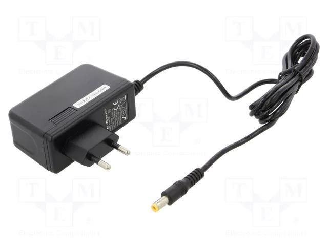 Power supply: switching; mains,plug-in; 9VDC; 2.1A; 19W QOLTEC ZSI-51034