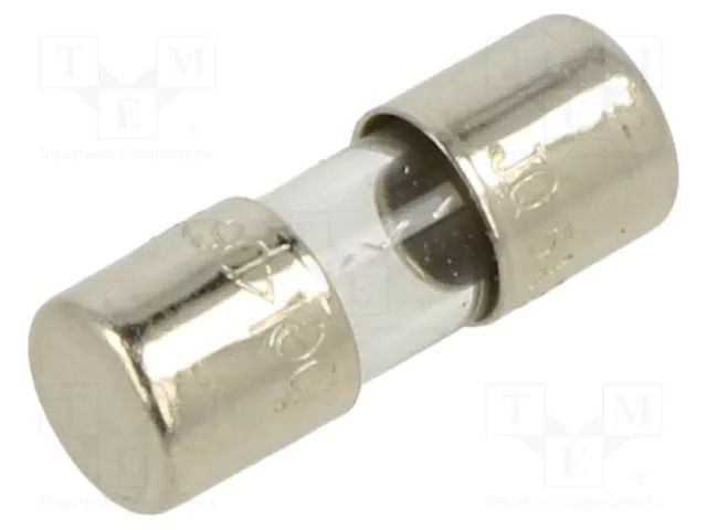 Fuse: fuse; 5A; 350VAC; quick blow; cylindrical,glass; 5x15mm; 2JQ BEL FUSE 2JQ-5-R