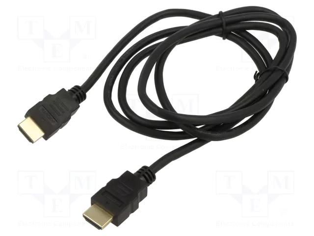 Cable; HDMI plug,both sides; 3m; black; HDMI 1.4; 30AWG; Core: OFC ART ART-AL-11