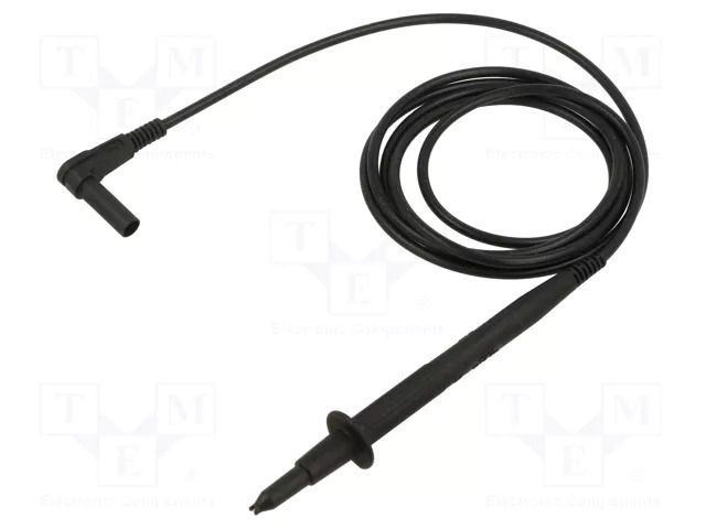 Test lead; 20A; probe tip,angular banana plug 4mm; Len: 1.5m STÄUBLI XPS-484-15021