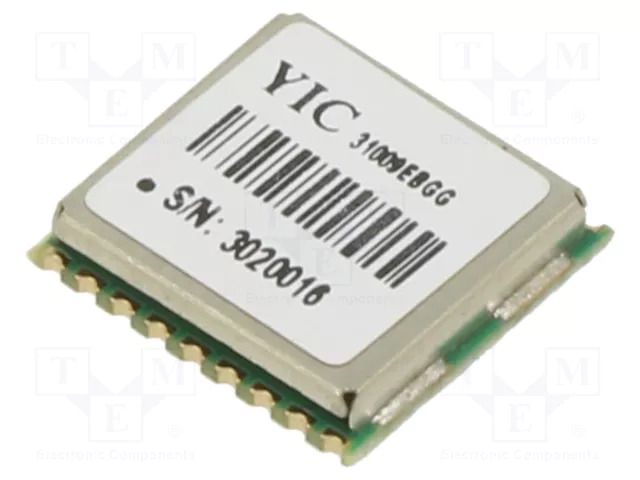 Module: GPS/BEIDOU/GALILEO/QZSS; ±2.5m; GPS; -165dBm; 2.8÷4.3VDC YIC YIC31009EBGG
