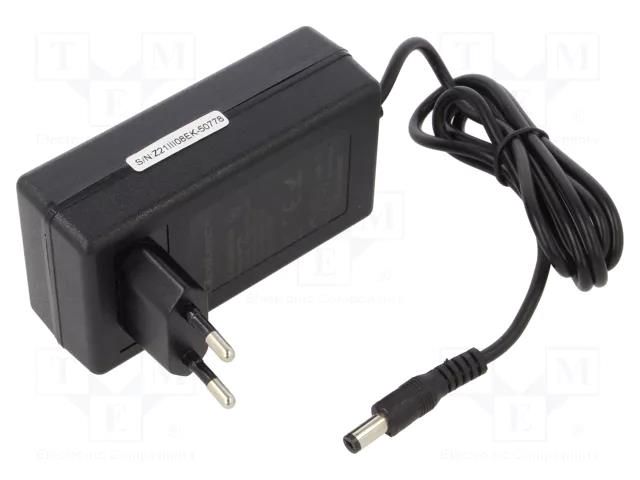 Power supply: switching; mains,plug-in; 5VDC; 4A; 20W; Out: 5,5/2,1 QOLTEC ZSI-50778